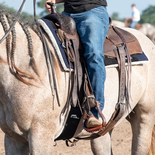 Classic Equine Performance Trainer Saddle Pad, Felt Top, Navy