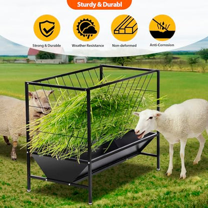 Pasture Hay Feeder 45 Gallon for Farms