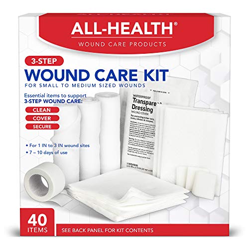 All Health Wound Care Kit & First Aid Kit, Everyday Essentials, 40 Pieces