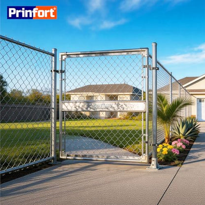 Heavy Duty Stainless Steel 2-3/8" x 2-3/8" Chain Link Fence Gate Fork Latch with Hole for Padlock（Fit 2 3/8" Gate Frame） 1Pack - size: 2-3/8''x2-3/8''-1P