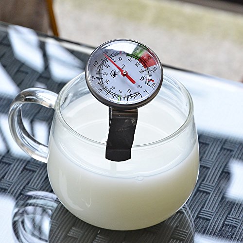 KT THERMO Instand Read 2-Inch Dial Thermometer,Best for The Coffee Drinks,Chocolate Milk Foam - size: 0~220℉