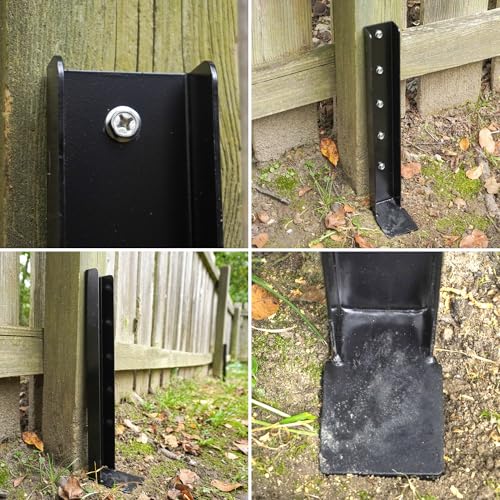 One-Piece Fence Post Repair Kit 2-Pack 32in Manganese Steel - size: 2-Pack