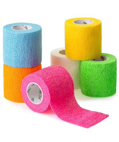 Mr. Pen- Self Adhesive Bandage Wrap, 2" x 5 Yards, 6 Pack - color: Midnight, size: 2" x 5 Yards, 6 Pack