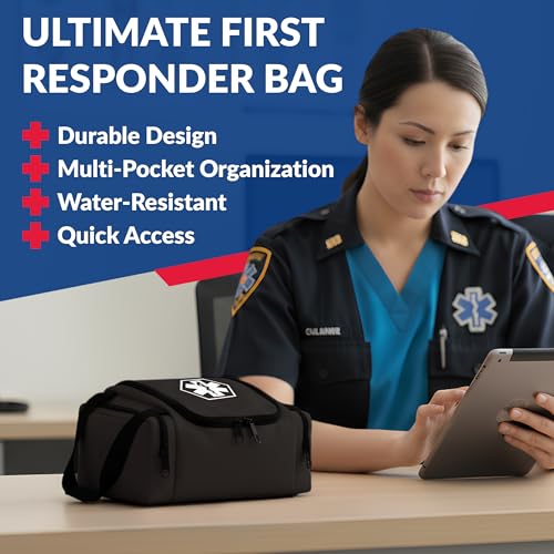 Dixie EMS Dixigear Empty First Responder II Bag 10.5" x 5" x 8" - Tactical Black - color: Tactical Black