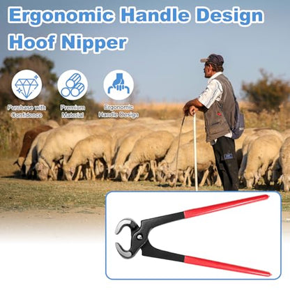 10 Inches Hoof Nipper, Farrier Tool Hoof Trimmers Goat Hoof Trimming