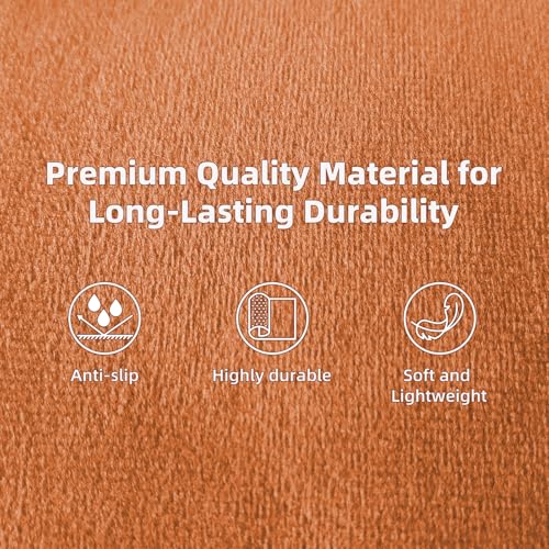Bareback Pad for Horses, Horse Saddle Pad with Adjustable Girth,Shock-Absorbing Bareback Saddle Pad,Riding Pad for Horse Riders (Brown)