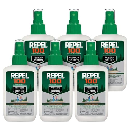 Repel 100 Mosquito & Insect Repellent 4 Oz, 98% DEET, 6 Pack - size: 4 Fl Oz (Pack of 6)