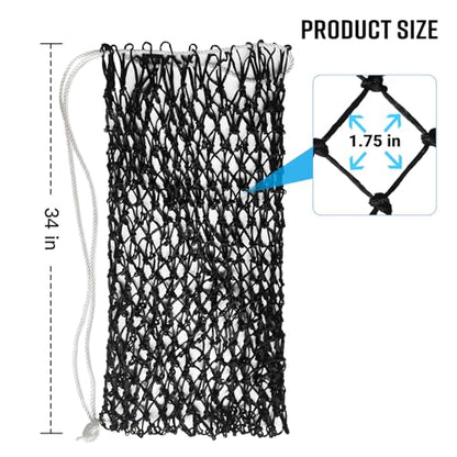 2 PCS Slow Feed Hay Net for Horses Designed with 1.75 in, 36 Inch