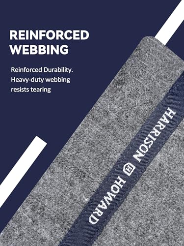 Harrison Howard Western Saddle Pad Liner 5mm/7mm Thin Wool Felt Under Saddle Pad, Shock Absorbing Sweat Barrier, Non Slip - color: Gray, size: 30"Lx30"W-7mm Thick