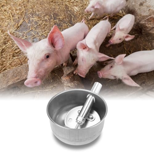Joyzan Automatic Pig Waterer, Auto Water System Livestock Bowl Dispenser