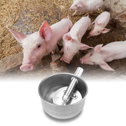 Joyzan Automatic Pig Waterer, Auto Water System Livestock Bowl Dispenser