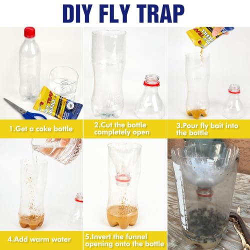 20 Pack Fly Trap Bait Refills, 20x30g Magnet Biting Attractant for Outdoor - size: 20 pack