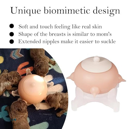 Doggiema Puppy Milk Feeder Nipple Puppy Bottle Puppy's Feeder - size: S Size(Kitten/Mini Puppy)