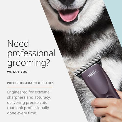 Wahl Pro Animal Wide Prime Series Blades - Professional Fine Tooth Pet Clipper for Horse, Cat & Dog Grooming - Made from High-Carbon Steel - #10W, 1.5mm - size: #10W