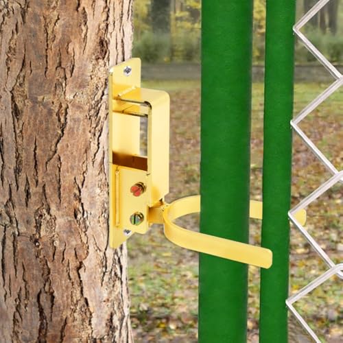Instant Locking Gate Latch - Heavy-Duty One-Handed Automatic Spring Lock for Farm, Ranch & Backyard Gates | Easy Mount on Wood, Metal & Pipe Frames