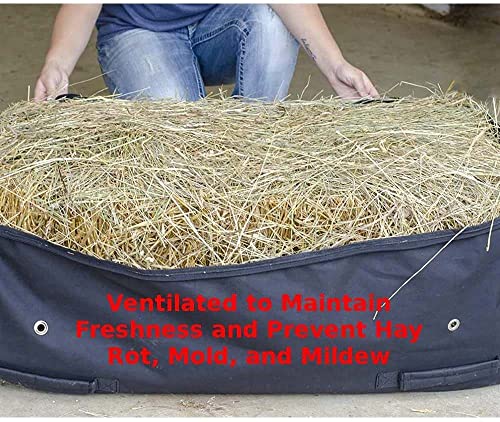 Derby Originals Waterproof Rolling Hay Bale Bag with Easy Carry Handles for Hassle Free Storage and Transport