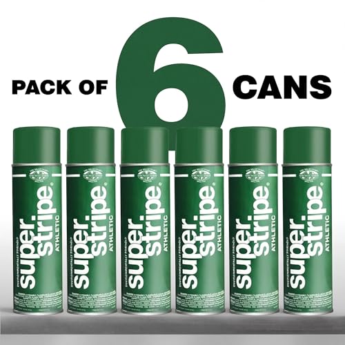 Fox Valley Athletic Field Striping Paint 18 oz Pack of 6, Green - color: Athletic Green