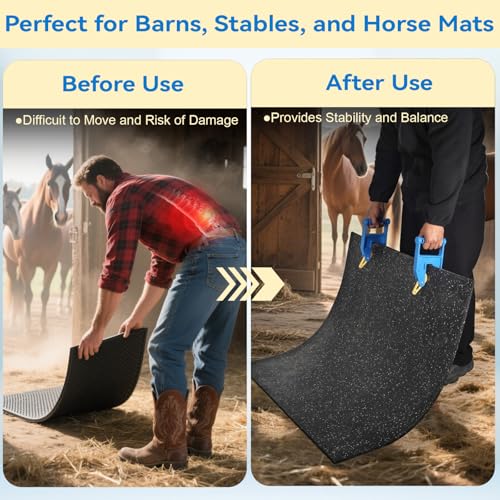 Feroca Heavy Duty Stall Mat Gripper, Pair of 2