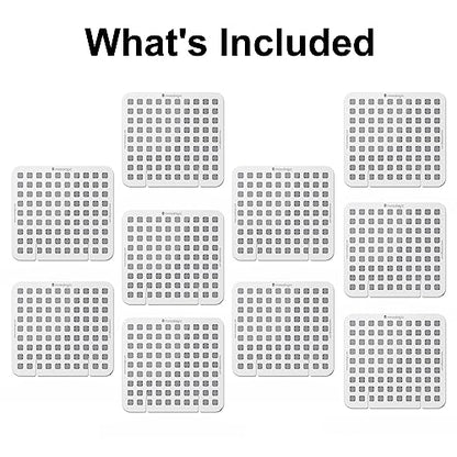 Mosalogic Updated Fly Trap Refills Sticky Card Replacement Glue Cards for Flying Insect Trap indoor-10pack (No Device) - size: 10Pack Plus