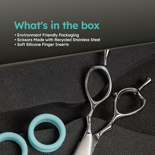 8” Dog Grooming Chunker Scissors – VG10 Japanese Steel Professional Pet Shears for Cats & Dogs | Clean Cut & Precise Trimming | Lightweight, Ergonomic, Handcrafted | Thinning Rate 60-70% | K9 Shears - size: 8" - 60%