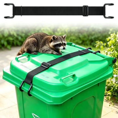 Trash Can Lock Lid, Animal Proof Garbage Can Lock for 28-96 Gallon Bins - color: 1 PCS