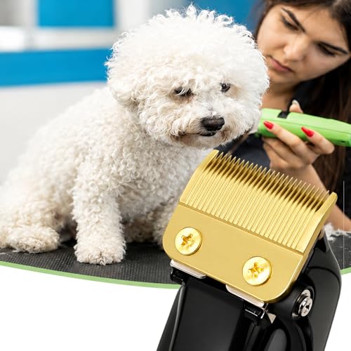 2 Set Replacement Clipper Blades 1037-400 Compatible with Wahl 30-15-10,Professional Animal Standard Adjustable Blade Set,Ceramic Dog Blade Set