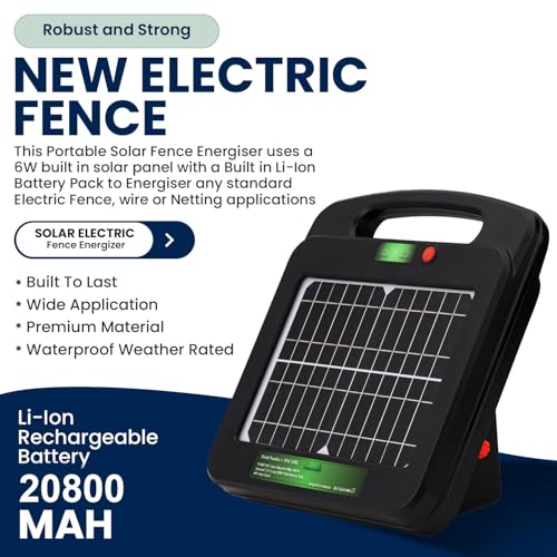My Animal Command Solar Power Electric Fence Energizer Charger 0.5 Joules - size: MAC6ML 0.5 Joules