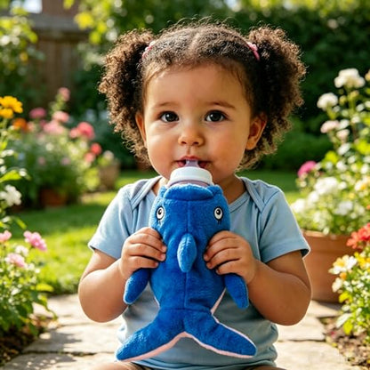 SZCQ Animal Baby Insulated Bottle Bags Milk Bottle Thermal Bag Plush Sleeve Covers Feeder Pouches Storage Cover Milk Pouch Soft Keep Warm Baby Thermal Holder - color: blue