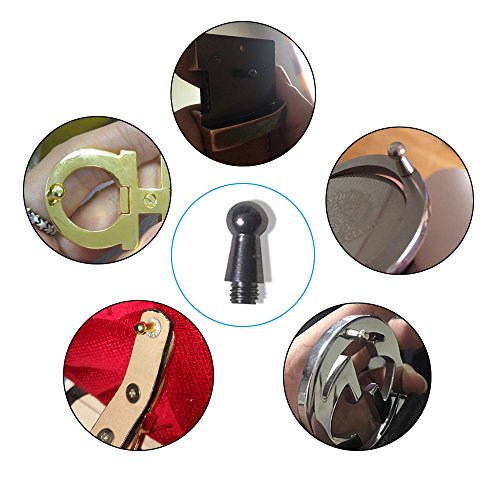 Myya DIY Belt Buckle Screws Hook Replacement for Repair Belts Handbag Accessories - color: Silver