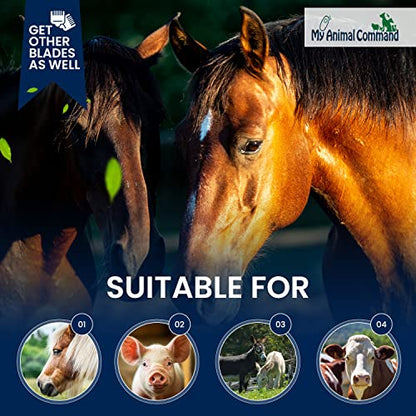 My Animal Command Professional Horse Clippers Kit Heavy Duty 110V 400W