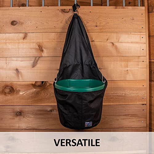Dura-Tech Scratchless Trailer Bucket Bag | Easily Hang Buckets Easy Application | Durable 1200D Material | Versatile Use | Color Black
