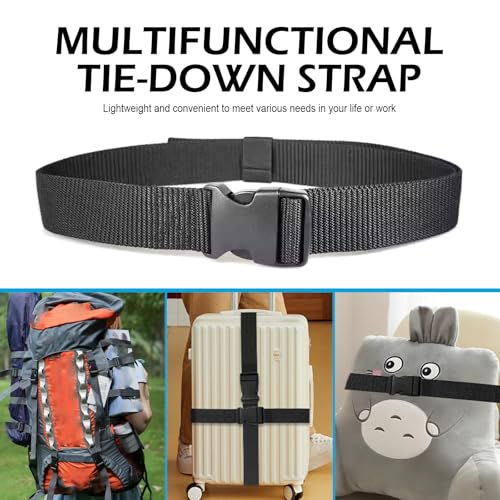 2PCS Car Battery Tie Down Strap, Adjustable Buckle Battery Strap, 39In Battery Hold Down with Quick Release Buckle, Universal for Cars, SUVs, Boats, Luggage Belt and More