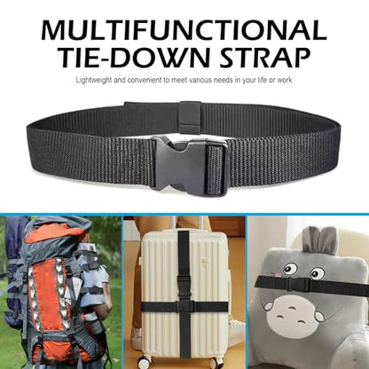 2PCS Car Battery Tie Down Strap, Adjustable Buckle Battery Strap, 39In Battery Hold Down with Quick Release Buckle, Universal for Cars, SUVs, Boats, Luggage Belt and More