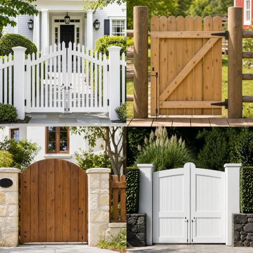 24" Heavy Duty Cane Bolt Gate Drop Rod Extra Thick Ground Latch 1 Pack - color: 24 Inch