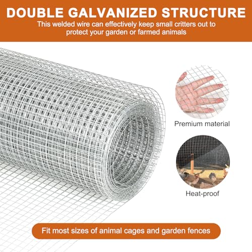 Hardware Cloth, 1/2 inch 36inx50ft 21GA - size: 36inx50ft