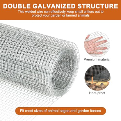 Hardware Cloth, 1/2 inch 36inx50ft 21GA - size: 36inx50ft
