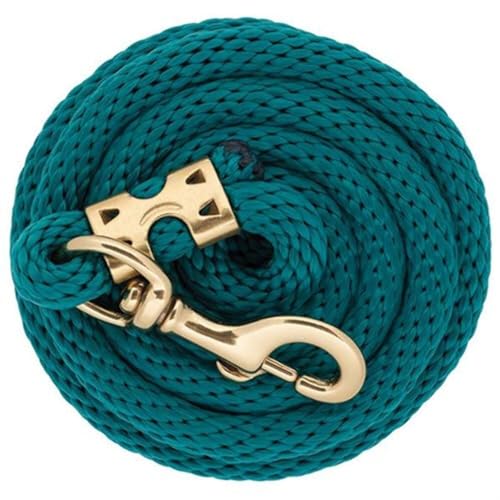 Weaver Equine Value Lead Rope with Brass Plated 225 Snap, Cinnamon
