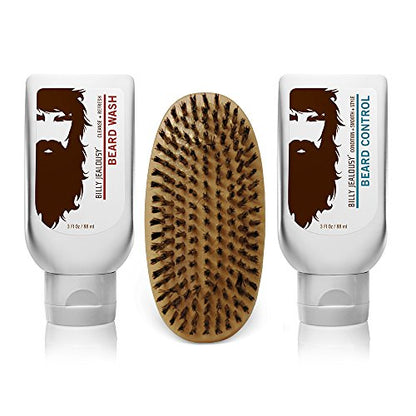 Billy Jealousy Beard Envy Facial Hair Refining Kit with Beard Wash Facial Hair Control and Boar Bristle Brush for Clean, Hydrated, Soft, Tamed Unruly Mane - style: Original