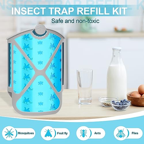 Insect Trap Refill Kit & 6 Cartridges,Replacement Full Fit (6Pcs)