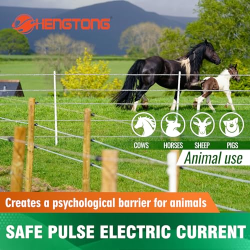 Electric Fence Polywire 656ft 6-Strand Stainless Steel White - color: white, size: 656ft