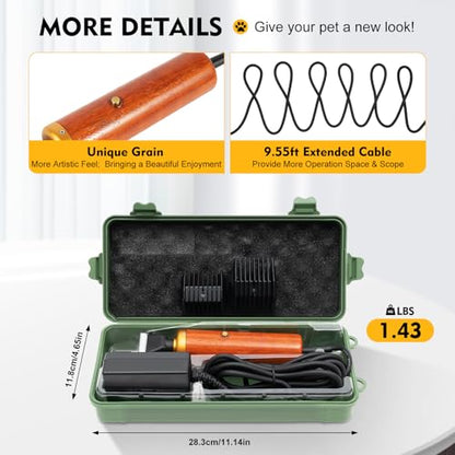 Electric Sheep Goat Shears Clippers, 55W Pet Shears Electric Animal Shave Grooming Farm Tool, Heavy Duty Farm Livestock Haircut for Sheep Alpacas Goats Thick Coat Animals