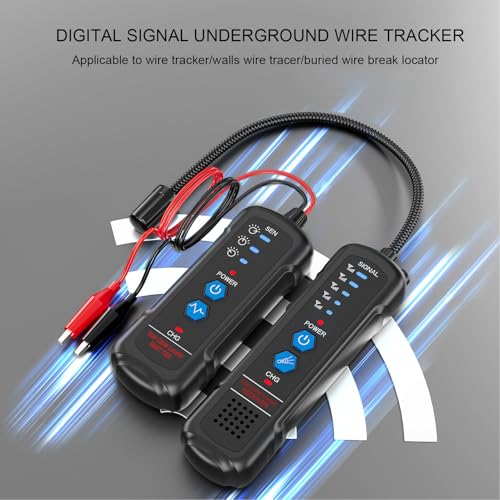 Advanced Circuit Tracer Underground Wire Break Locator Wire Tracer Electrical in Wall Underground Short Open Detection, Cable and Network Tester High nan