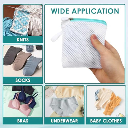 Cabilock 8 Pack Mini Mesh Laundry Bags for Delicates - 4.7" Small Wash Bags