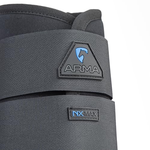 Shires ARMA NX-MAX Brushing Boots - color: Black, size: Cob