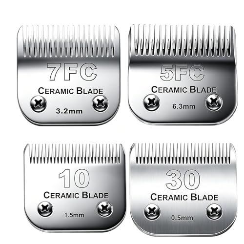 Dog Grooming Blades Compatible with Andis Clipper/Oster A5/Wahl KM Series - color: 1pc 3-3/4fc: 1/2" (13 Mm)
