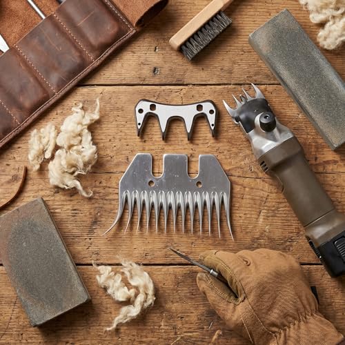 Sheep Shears Blade, 13 Teeth Curved Wool Clipper Comb, 7mm Tooth Spacing