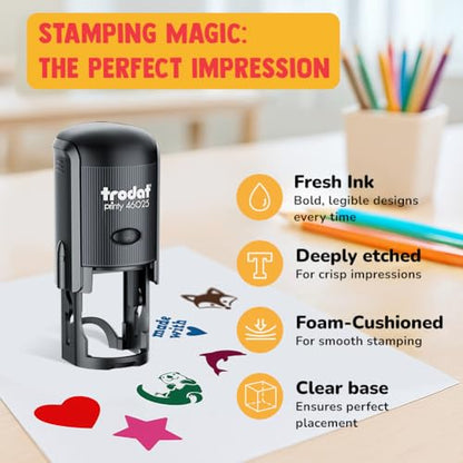 Biblical Shepherd Sheep Staff Crook Self-Inking Rubber Stamp Ink Stamper for Stamping Crafting Planners - 1 Inch Medium - Red Ink - color: Red, size: 1 Inch Medium