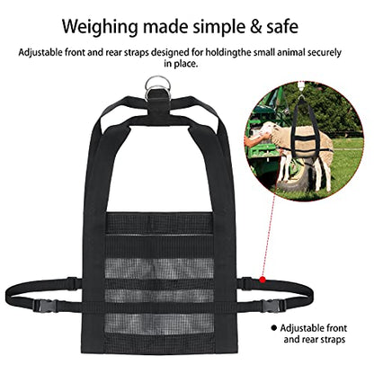 Calf Sling Weighing Sling, Goat Sling for Goats and Lambs, 220 lb