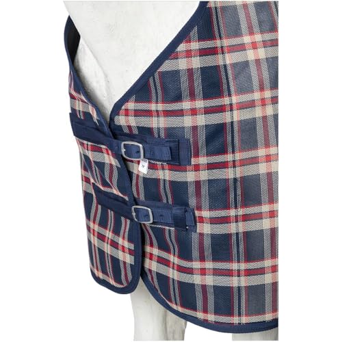 Tough 1 Tough-1 PVC Coated Mesh Tri-Shield Fly Sheet - color: Navy Blue, size: 81"
