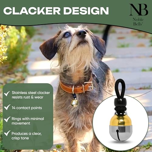 Noble Bells Handmade in USA, Extra Loud Collar Bell for Cat or Dog, Small - size: Small